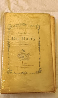 ANECDOTES SUR LA COMTESSE DU BARRY. - Uzanne Octave. - Quantin, - 1880