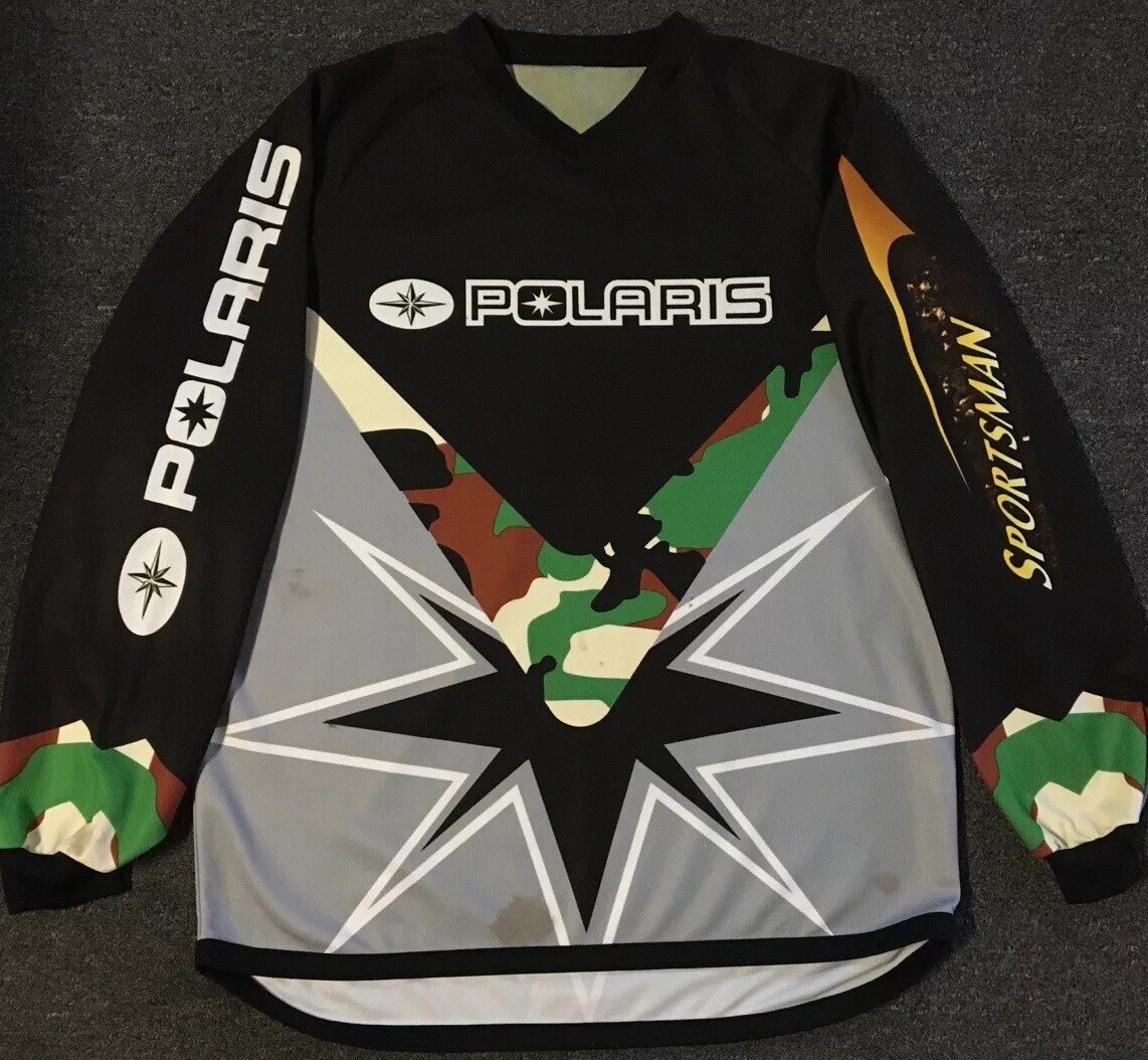 Vtg Polaris Racing Motocross Jersey L MX Fox Image Axo FMF Vtg Polaris Racing Motocross Jersey L MX Fox Image Axo FMF