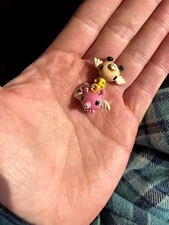 Tokyo German Village Japan Mascots Holly and Angie Mini Figure Charms Zip Pull