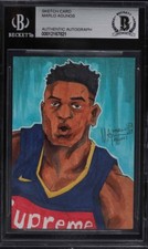 Zion Williamson Original Art Sketch Card Pelicans NBA Jam Supreme 1/1 BAS