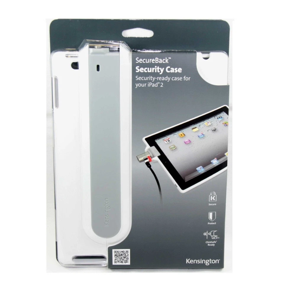 KENSINGTON CASE SECURITY SECUREBACK FOR IPAD 4 3 2 TYPE VIEW FACETIME NEW 39308 - Image 2 of 3