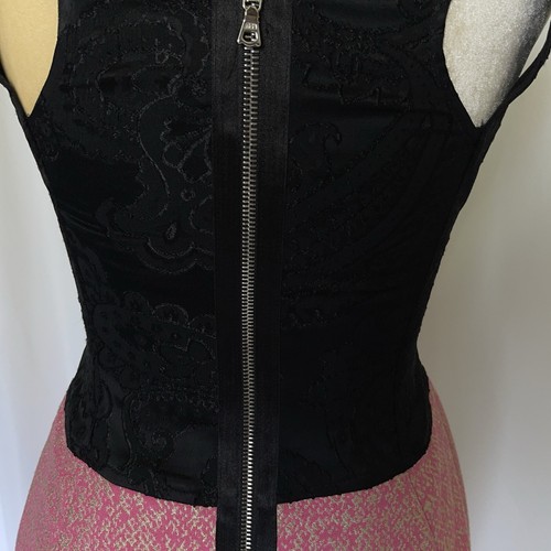 NEW Yoana Baraschi Audrey Brocade Black/Rose Size 2 - Picture 13 of 19