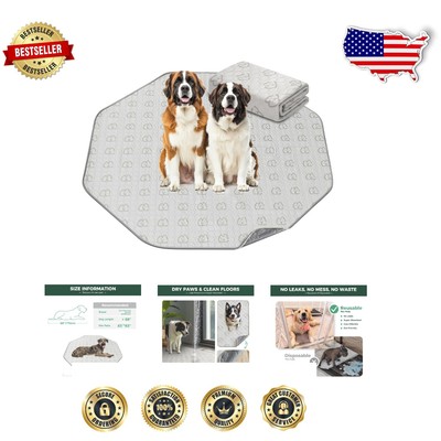 Super Absorbent Washable Dog Pee Pads - Eco-Friendly Pet Training Solution