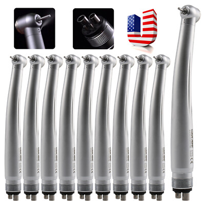 1/10* SANDENT Dental High Speed Handpiece Push Button Standard Head Spray 4Hole
