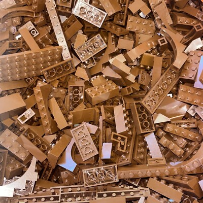 LEGO OLD BROWN Bricks Plates Pieces Vintage 100 Part Lots - Buy More and SAVE!