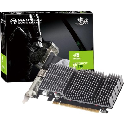 Maxsun 1GB GDDR3 Low Profile GPU   Effiziente Passive Kühlung für Desktop-PCs