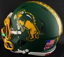 NORTH DAKOTA STATE BISON NCAA Riddell Speed Full Size AUTHENTIC Football Helmet