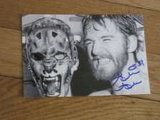 New York Rangers GILLES GRATTON Signed 4x6 Photo NHL AUTOGRAPH