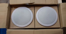 2 Altinex Ceiling Speakers 100-0015-001 w/Brackets 100-0016-001 Max 40W/8Ohm