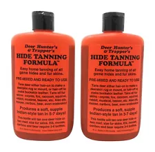 8 Ounce Hide Tanning Formula Pack of 2 Legendary Quality Tanning Solution
