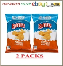 2 Pack - Ruffles Cheddar and Sour Cream Potato Chips (15.125 oz.)