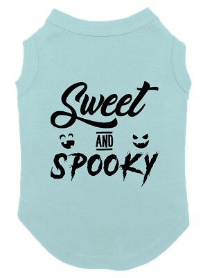 Sweet & Spooky - Halloween October Adorable Bat Witch Cute Dog Shirt