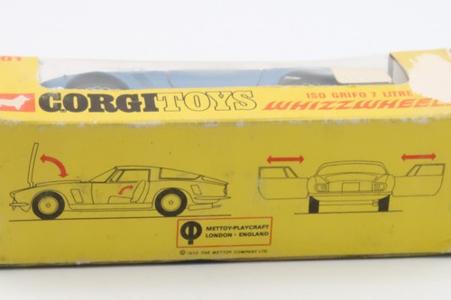 CORGI TOYS 301 * ISO GRIFO 7 LITRI * 1:43 * ORIGINALE * IMBALLO ORIGINALE - Foto 8 di 8