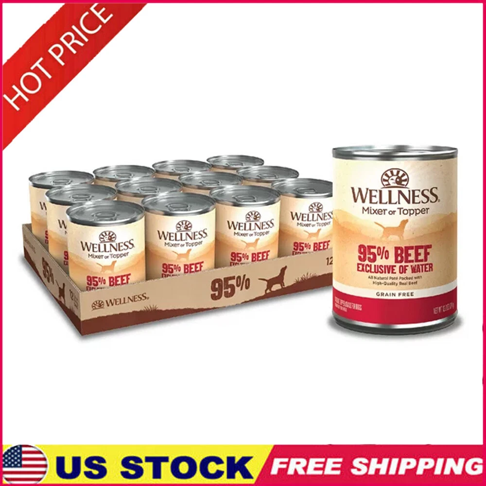 Dog Food Beef Fully Natural Wet Grain Free Pet Supplies 13.2 Ounce