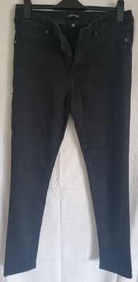 Women's Black Evermore Denim Jeans Size 13 (W32  L 28 ) Soft Stretchy