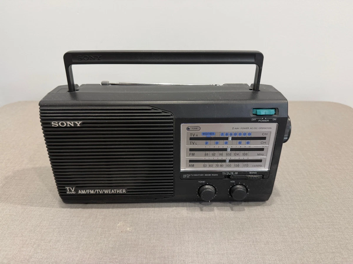 Sony TV Band AM/FM Portable AM/FM Radios for sale | eBay
