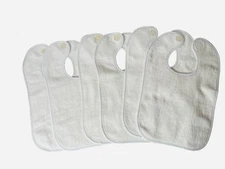 Baby Toddler Bibs Drool Bib Terry Cotton Lot of 6 NEW