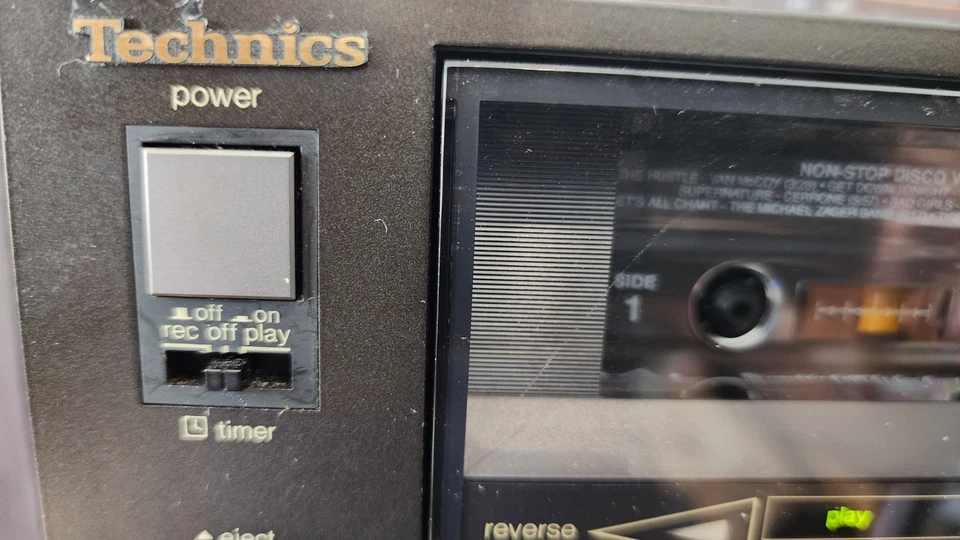 Technics RS-T60R Doble Estéreo Cassette Deck - ¡SUENA INCREÍBLE! Por favor lea a continuación Foto 2 de 4