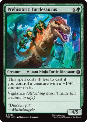 Prehistoric Turtlesaurus Light Play, English Magic the Gathering MTG Commander T