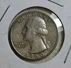 1960 D Washington Quarter BU 90% Silver 25c