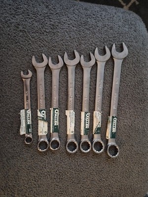 Vintage Allen tools 7 Wrenchs Made in USA    NOS 12 Point Combination 