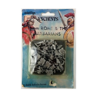 Minifigs Historical Ancient Mini 15mm Barbarian Axemen Pack New