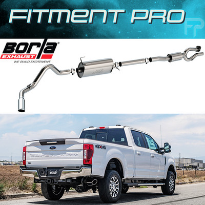 Borla 140843 S-Type Exhaust For 2020-26 Ford F250/F350 Super Duty 7.3 V8 AT 4DR