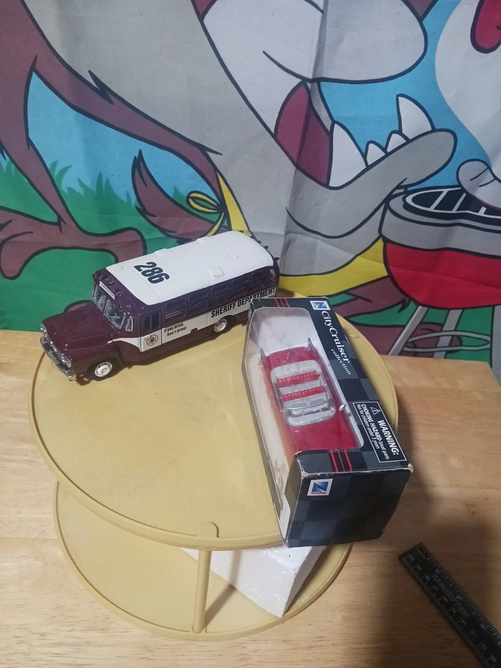 Autobús de corrección de retroceso 1/43 1950 'SOr 60'S! ¡Y un lote de Chrysler C-300 1955! Foto 2 de 4