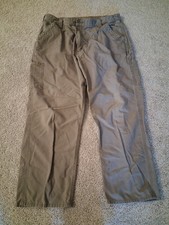 Carhartt Men's Original Dungaree Fit Carpenter Canvas Pants 40x30 Gray B151