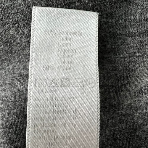 Hanro of Switzerland SMALL meliert grau V-Ausschnitt dünnes Lounge Schlaf Shirt Kleid - Bild 8 von 8