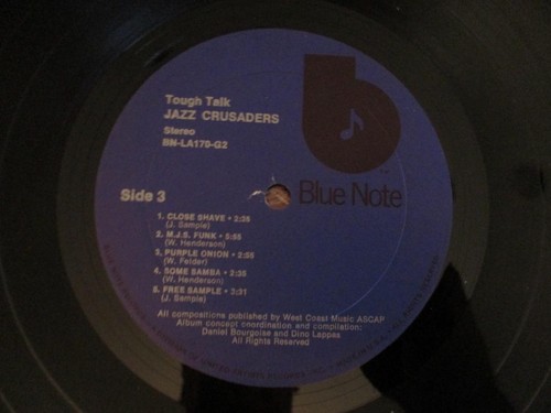 The Jazz Crusaders 2 LP Tough Talk 1973 Blue Note Schallplatten fast neuwertig/ex - Bild 7 von 13