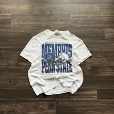 Memphis Tigers Vs Penn State Nittany Lions Goodyear Cotton Bowl Single Stitch XL