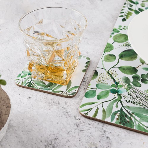 Cork Placemats Set of 6 and Matching Coasters (12 Pieces) - Heat Resistant Co... - Picture 7 of 9