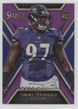 2014 Panini Select Rookies Purple Prizm 20/25 Timmy Jernigan #192 fm0