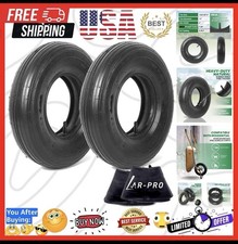 AR-PRO Heavy Duty Rubber Inner Tube 13x4.00-6 TR13 Valve 4-Ply Black