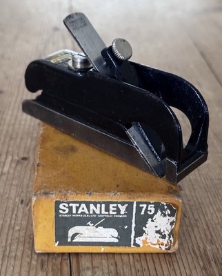 VINTAGE STANLEY No.75 BULLNOSE PLANE and BOX REBATE TISCHLER TISCHLER