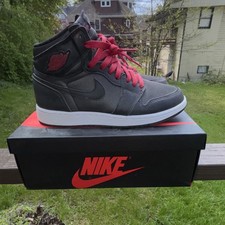 Nike Air Jordan 1 Retro High OG GS 575441-060 Black Gray Red US 4Y