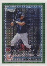 2010 Bowman Chrome Prospects Retail Green X-Fractor Gary Sanchez #BCP207 8b5