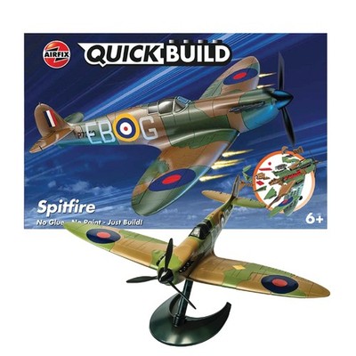 J6000 Quick Build Spitfire Flugzeug Modellbausatz mehrfarbig 116 Millimeter