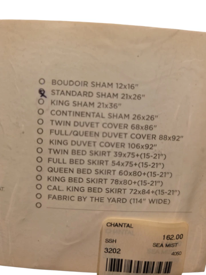 Nuevo en Paquete Lujo Sferra "Chantal" 4050 100% Algodón Egipcio Satén Jacquard Sham Foto 3 de 4