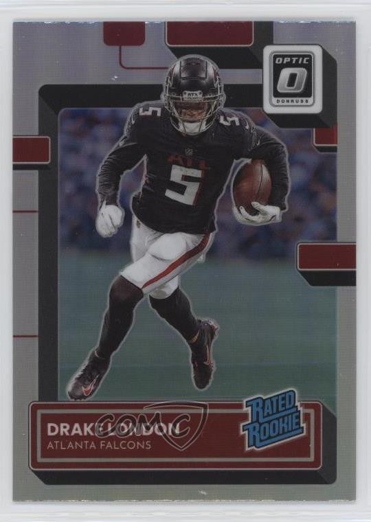 2022 Panini Donruss Optic Rated Rookie Holo Prizm Drake London #207 0nr3