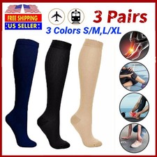 Copper Compression Socks 20-30mmHg Graduated Support Mens Womens S/M-L/XL