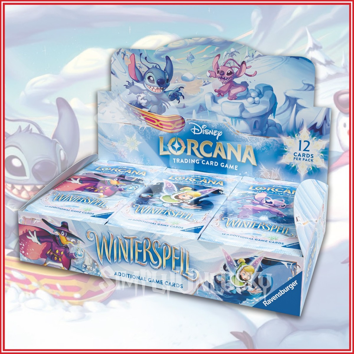 Disney Lorcana TCG: Winterspell Booster Box 24 Booster Packs