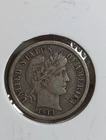 1913 Barber Dime. 90% Silver.  Item F12w6