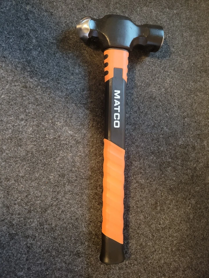 Matco 工具 32 盎司球形锤带玻璃纤维手柄 * 全新!* — 第 2/4 张图片