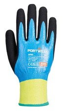 Image of Portwest Cut D13 Nitrile aqua gloves (AP50)