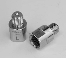 Adaptador de pedal de bicicleta PRO+ se adapta a bielas de 1/2" y pedales de bicicleta de 9/16" cromados 21 mm
