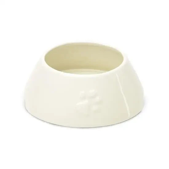 Scruffs Icon Long Eared Dog Bowl Cream