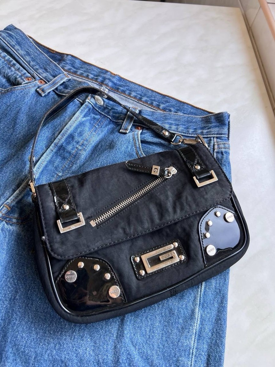 Vintage Guess Mini Shoulder Bag Crazy Y2K Japanese Style Luxury