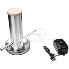 Cold Smoke Generator, Portable Wood Chips Pellets Smoker Tube with Lid & Pump...